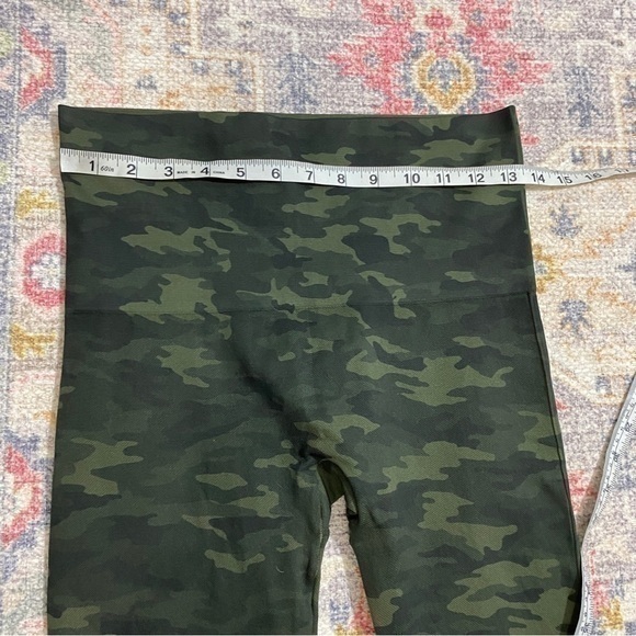 Spanx Large Green Camo Look‎ At Me Now Seamless Leggings Pull On - Picture 8 of 10